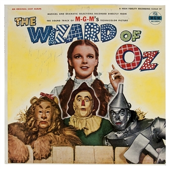 Judy Garland Vintage Signed & Inscribed "The Wizard of Oz" Soundtrack Album (JSA)